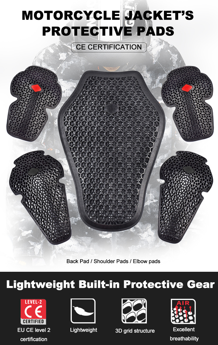 ESPRO Cycling Protective Equipment Motorcycle Jacket Embedded Gear ...