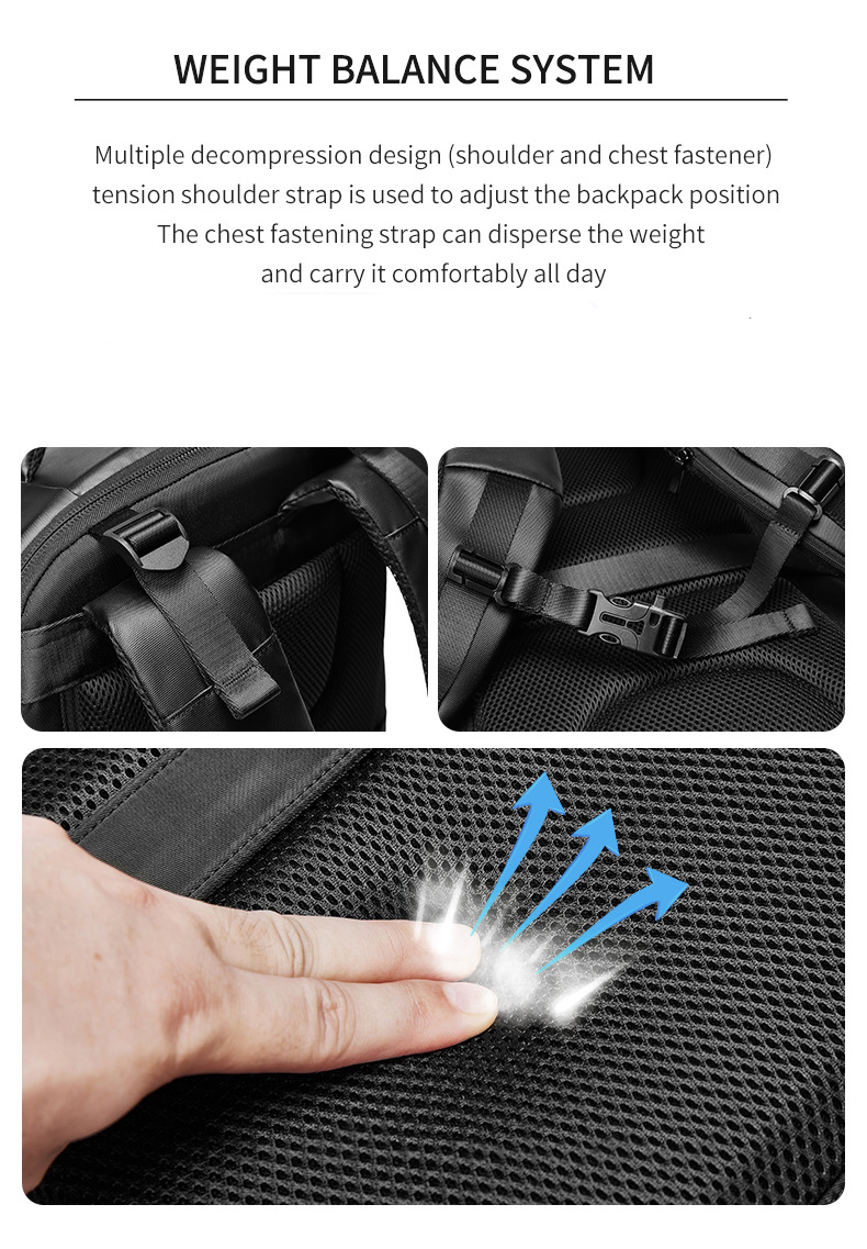 OUTWALK Large Capacity Camera backpack Digital Dslr Bag Waterproof ...