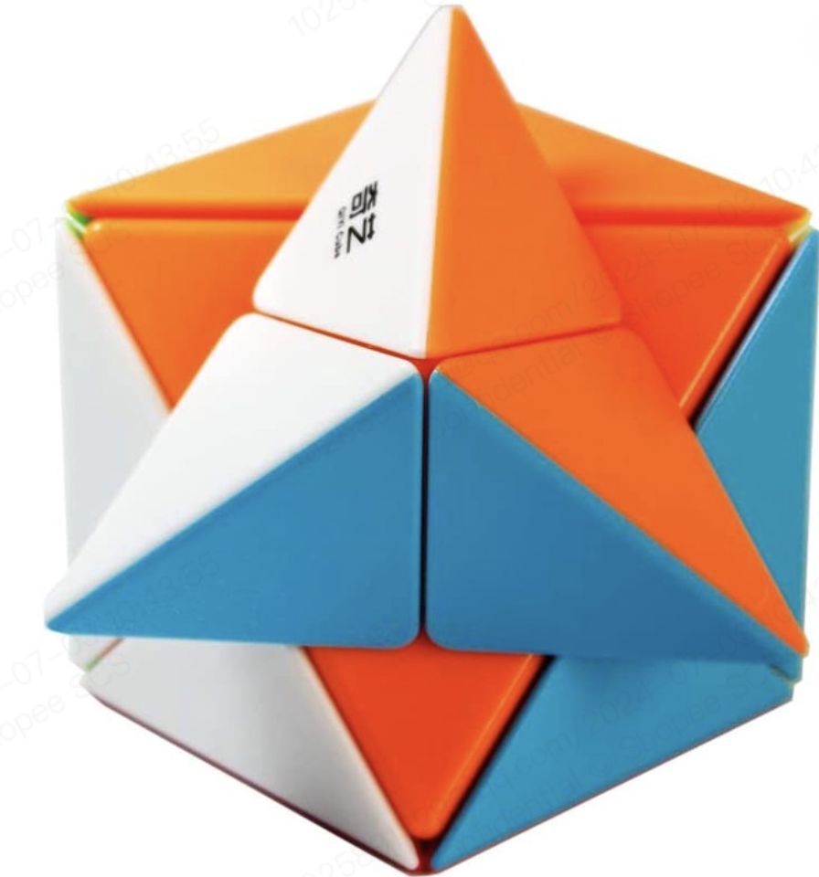 8 Axis X Magic Cube Dino Skew Irregular Puzzle Cube (Stickerless ...
