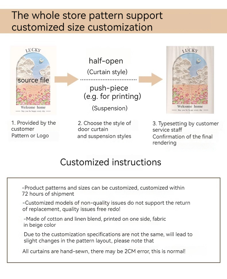 Cartoon Cute Duck Bedroom Bathroom Partition Curtain Perforation-Free ...
