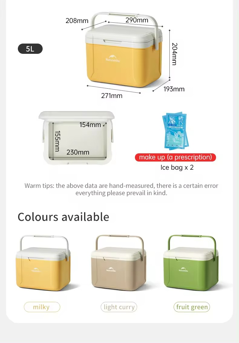 Naturehike Multifunction Foldable Outdoor Camping Lunch Beer Cooler ...
