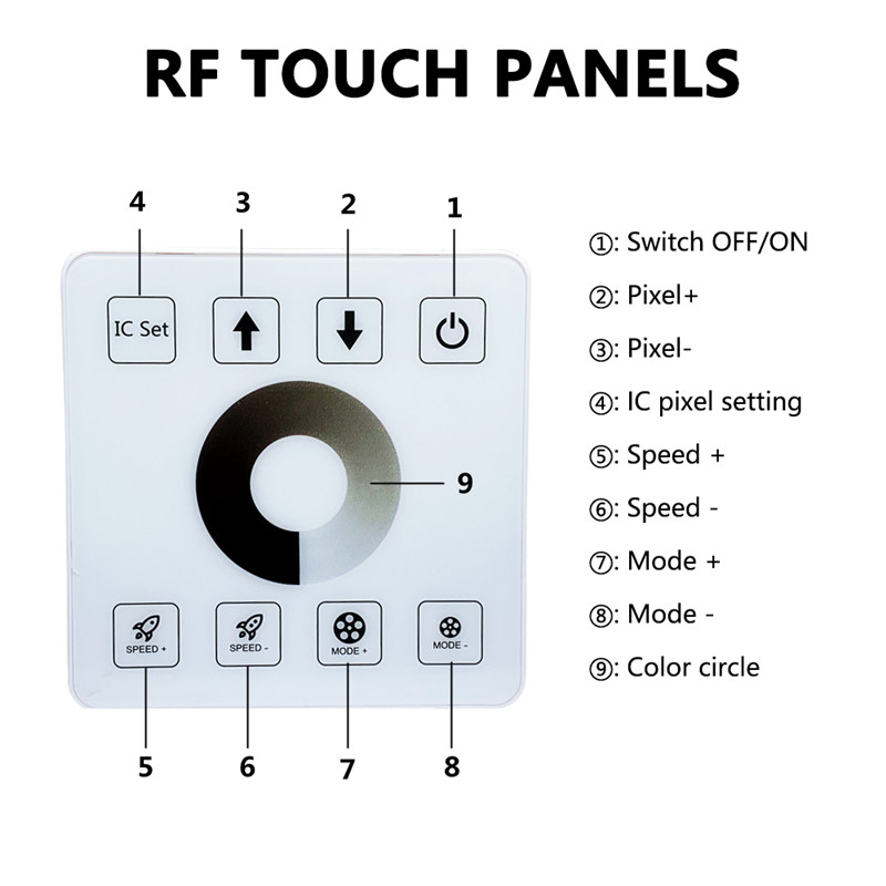 Smart Controller 1to1 1to4 Panel Reflux Pixel Controller for WS2811 ...
