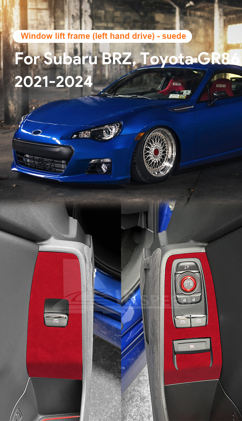 For Subaru BRZ Toyota GR86 2021-2024 Suede Window Button Lift ...