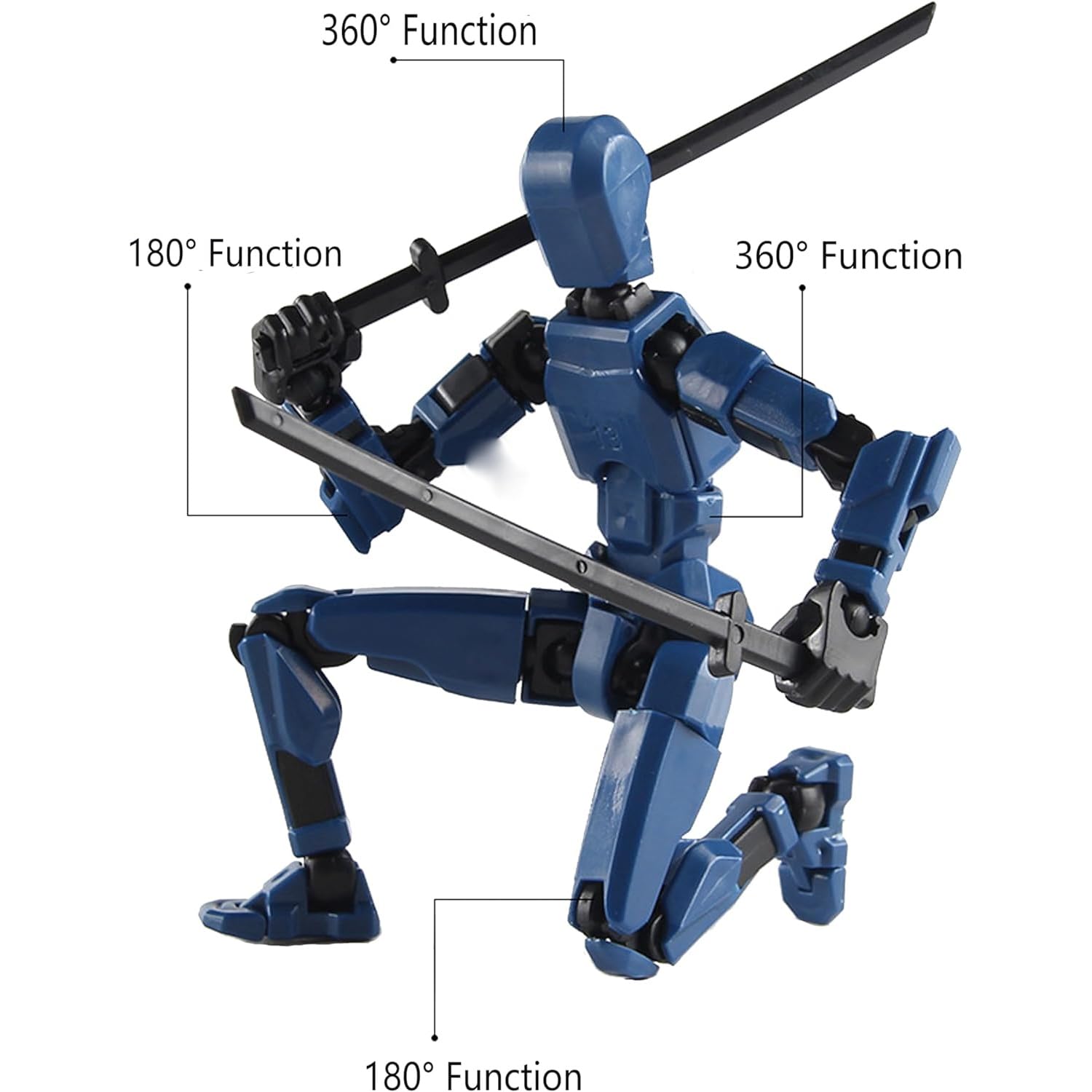 Magnetic version Multi-Jointed Movable Robot 3D Printed Mannequin ...