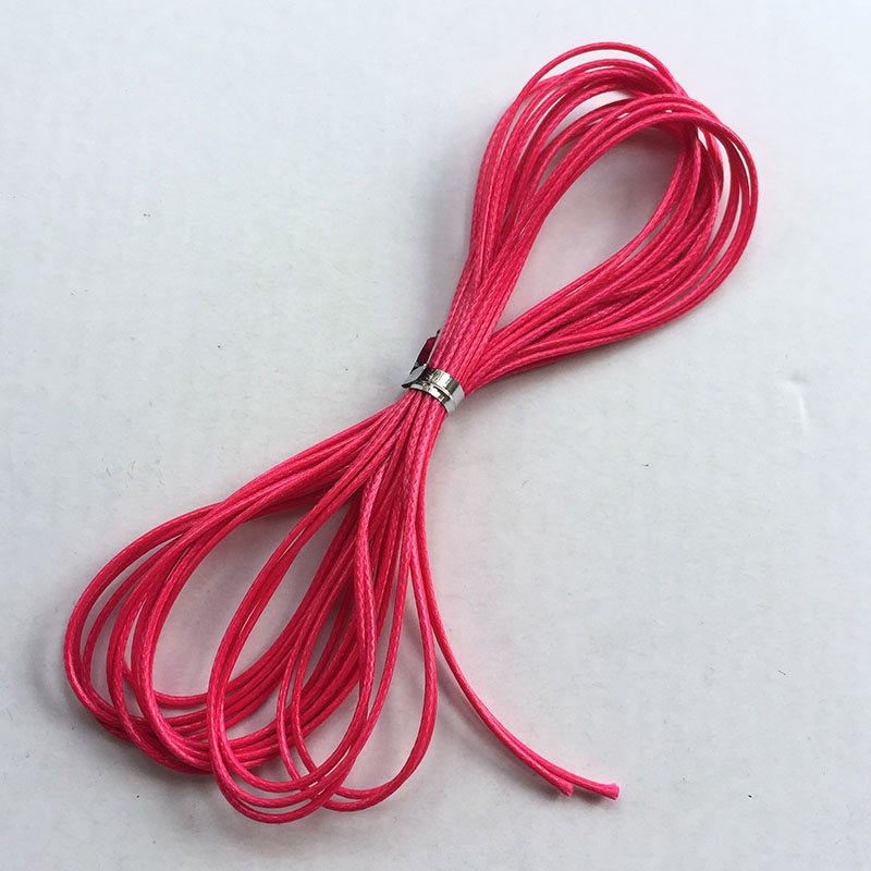 5 Meters 1mm Waxed Cotton Cord Thread String Strap Beading Rope For DIY ...