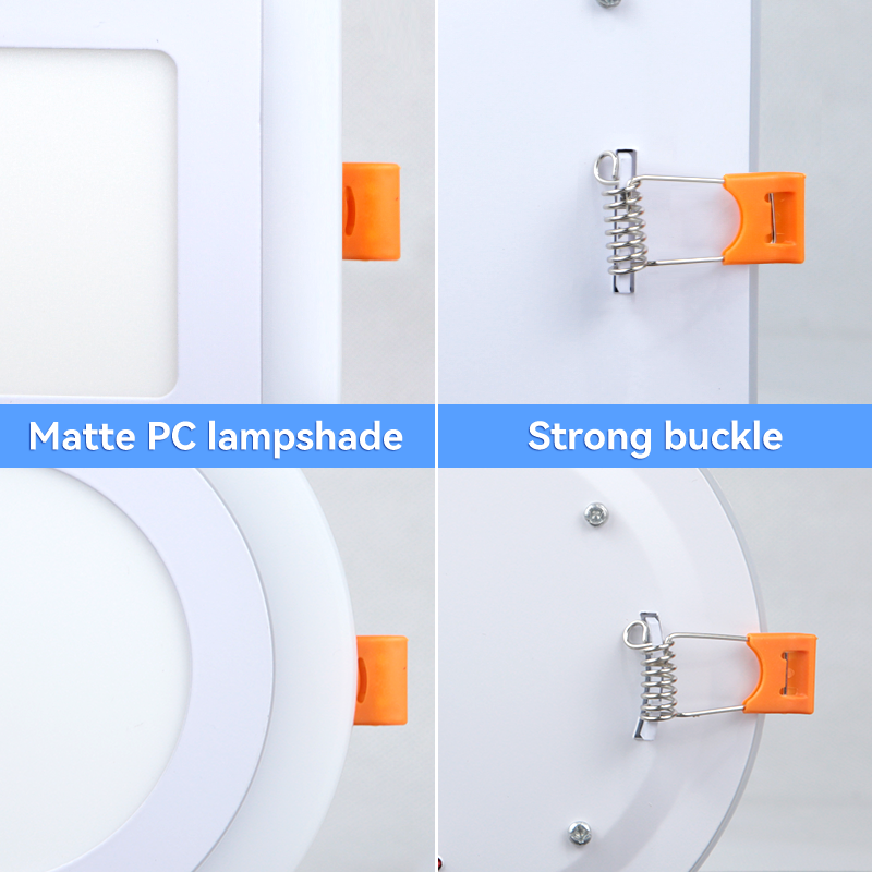 LED Panel Light Ceiling Lights 3W/6W Dual Color Downlight Dimmable Pin ...