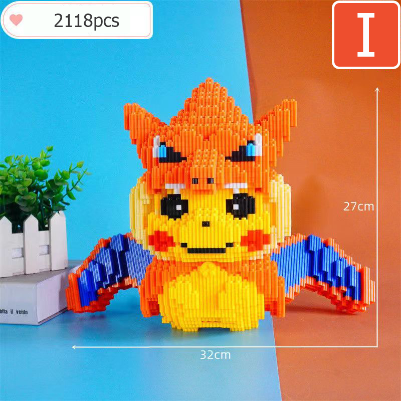 🚀Malaysia Delivery🚀Big Building Block Toys for Boys Fox Blocks Cartoon ...