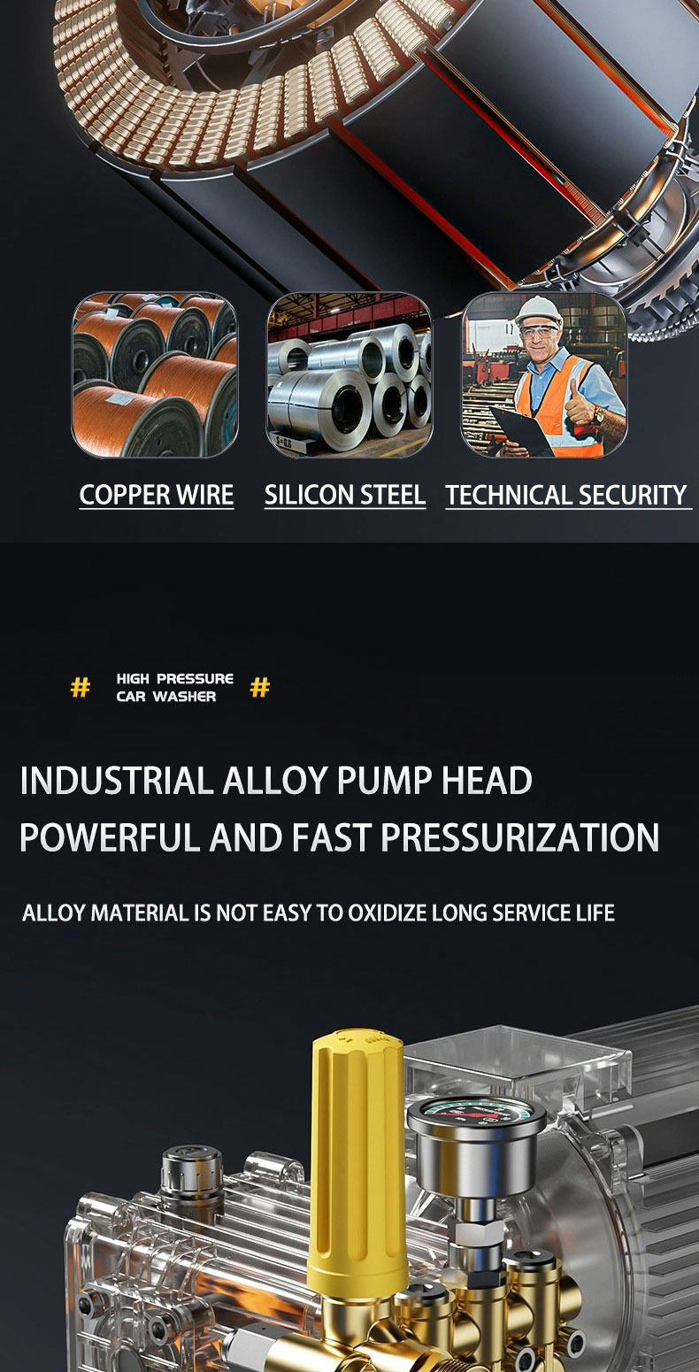 5200W Water jet High Pressure Cleaner Water Jet Sprayer Machine Mesin ...