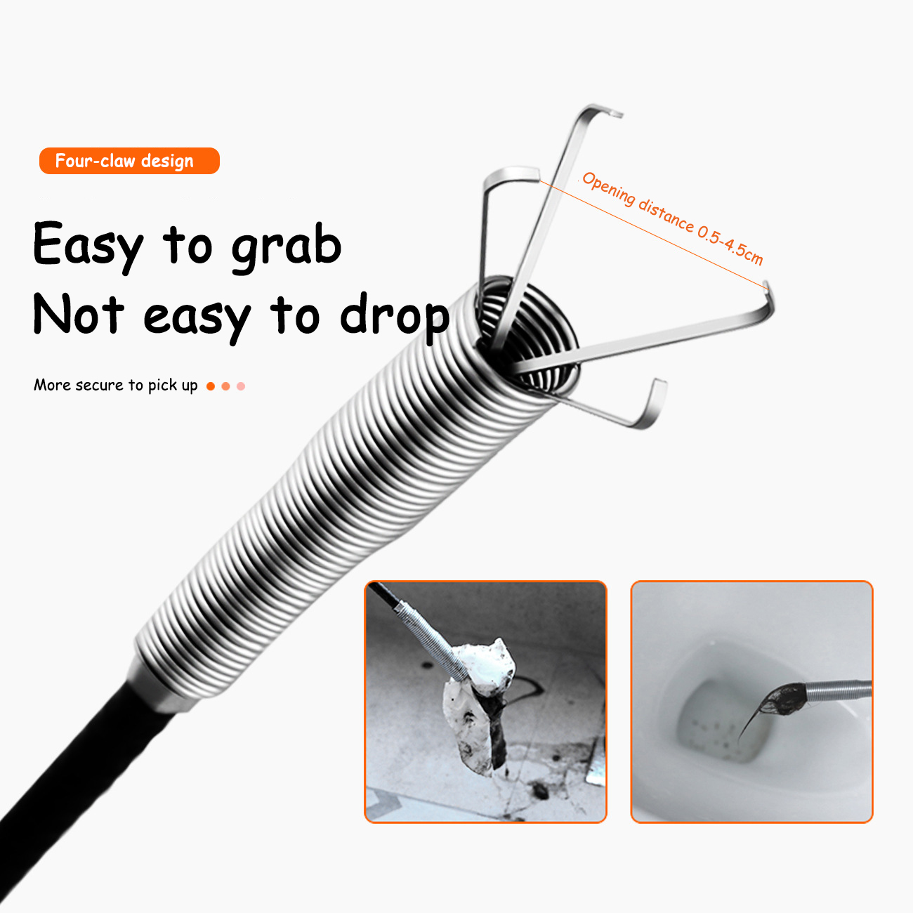 *READY STOCK AT MALAYSIA*Four-claw Extractor Plumbing Sewer Cleaning ...