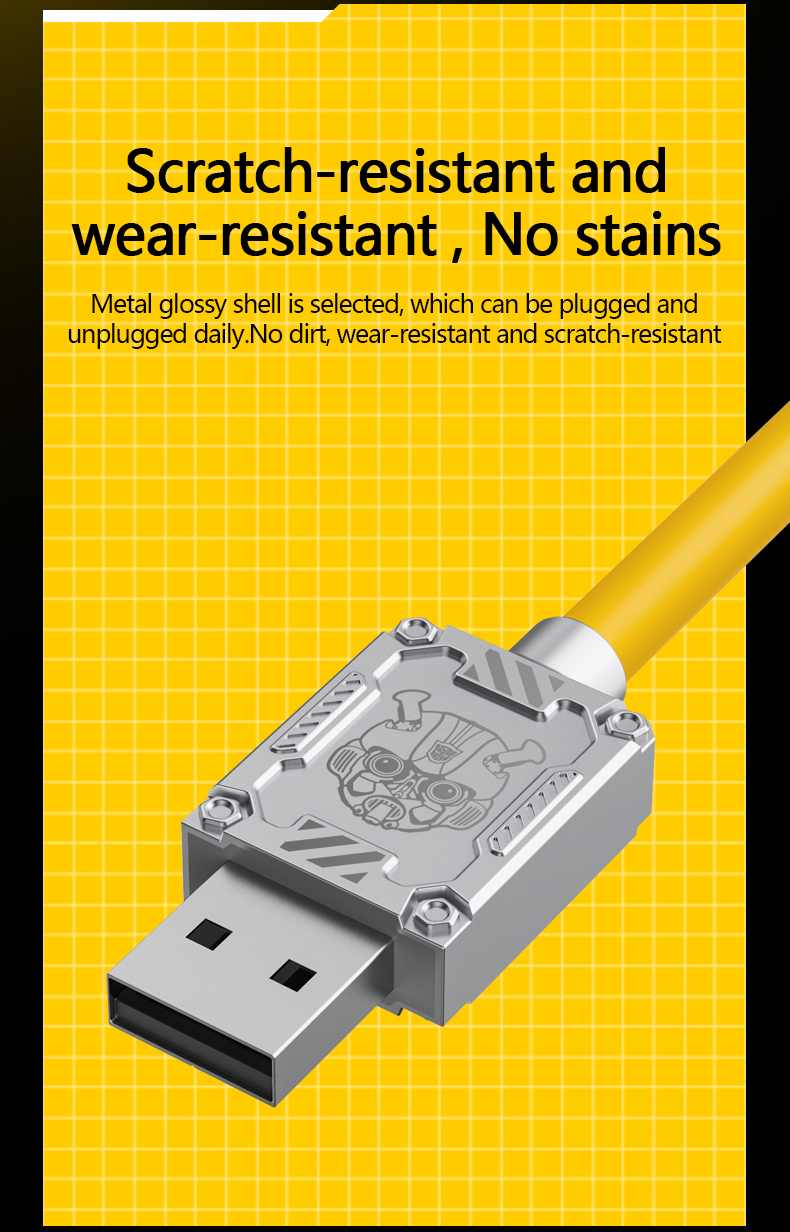 Transformers TF-A03 Fast Charging Data Cable Universal 3 in 1 Multiple ...