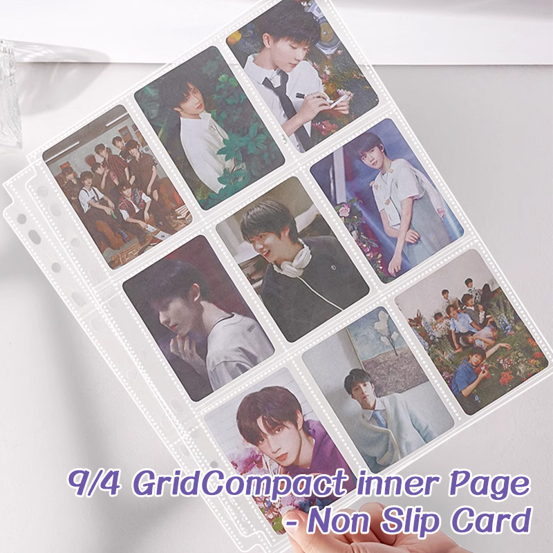 【Ship in 24h】4/9 Pocket Photocard Binder Leather Zipper Album Photocard ...