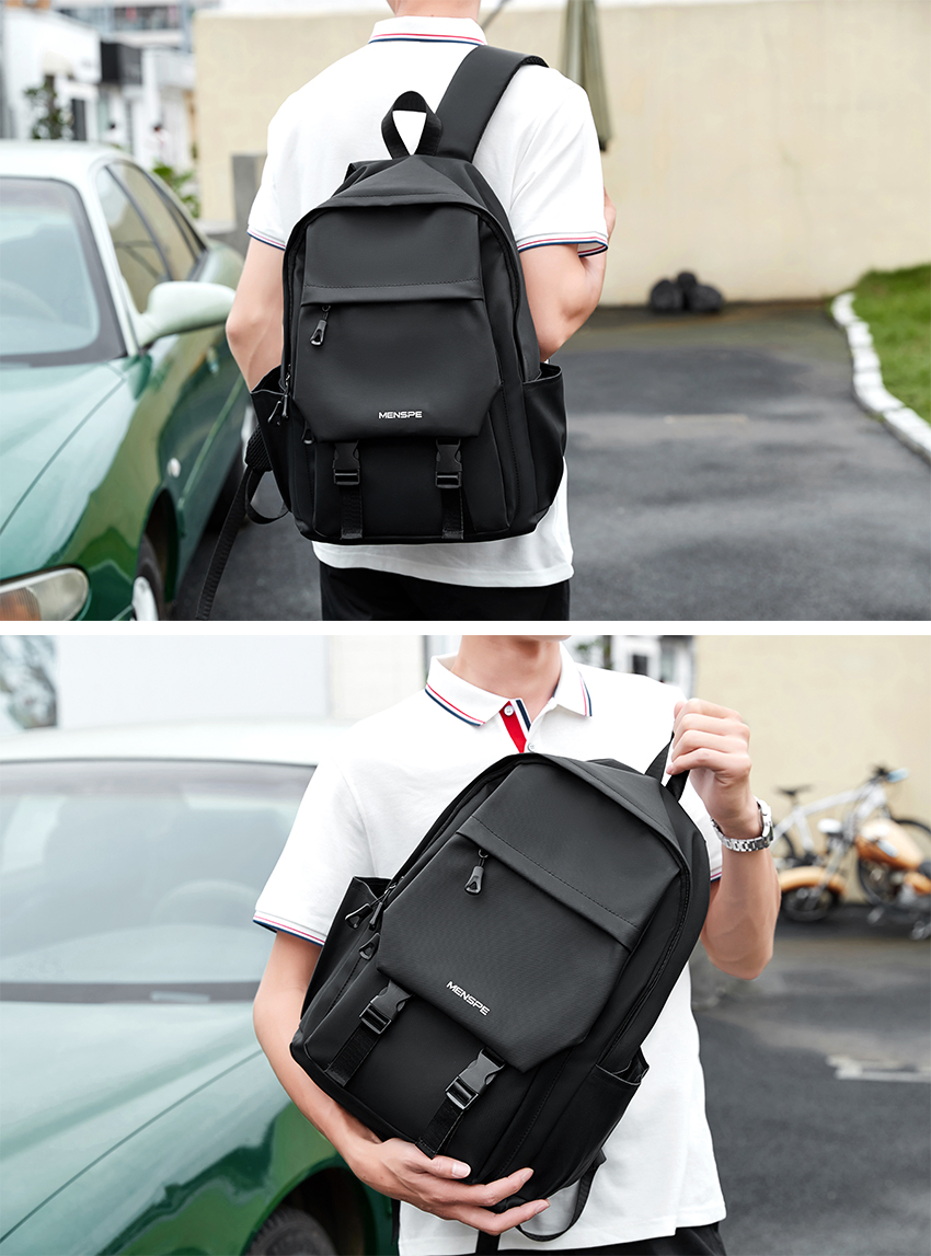 Men's Lightweight Travel Backpack With Laptop Sleeve - 15.6" Daypack For Work, Commute & Outdoor Use - View #2