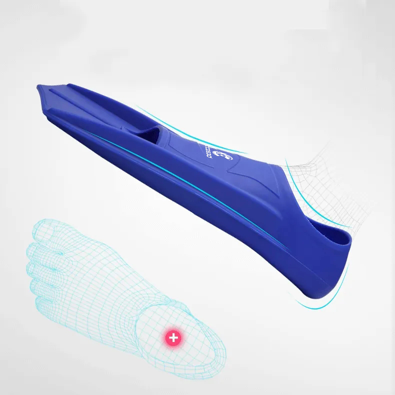 CCZedo Professional Swimming Flippers Short Foot Poof Children's Diving ...