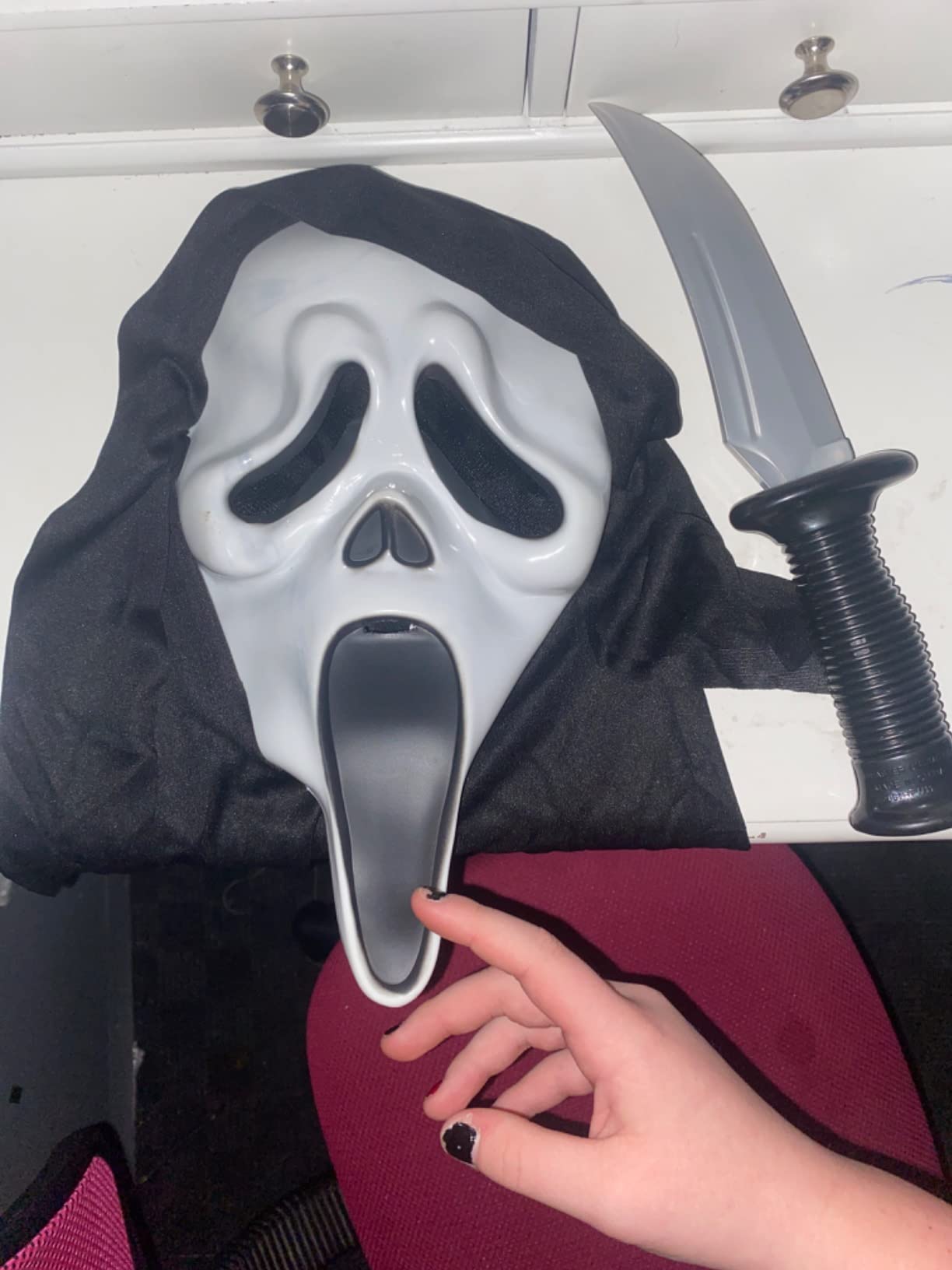 Scream Mask, Halloween Scary Ghost Face Mask, Breatheable Comforty ...