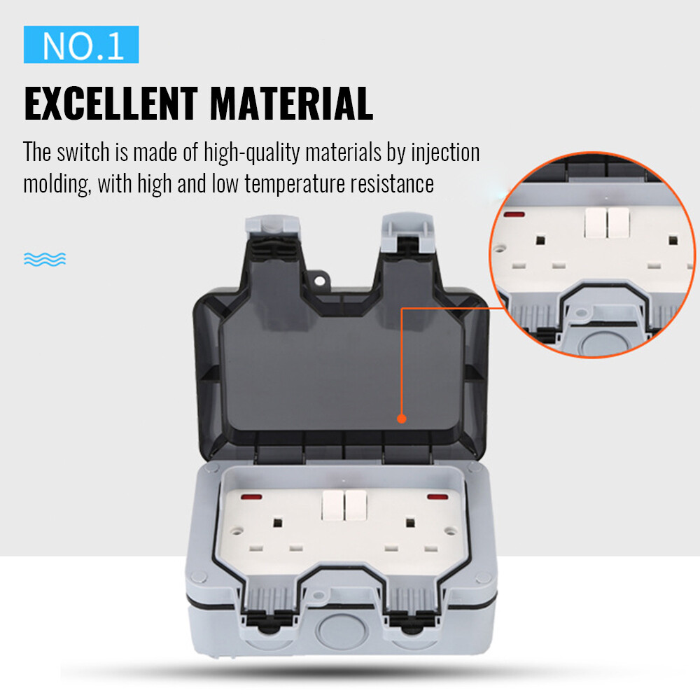[Ready Stock] Outdoor waterproof switch socket box Weatherproof Cover ...