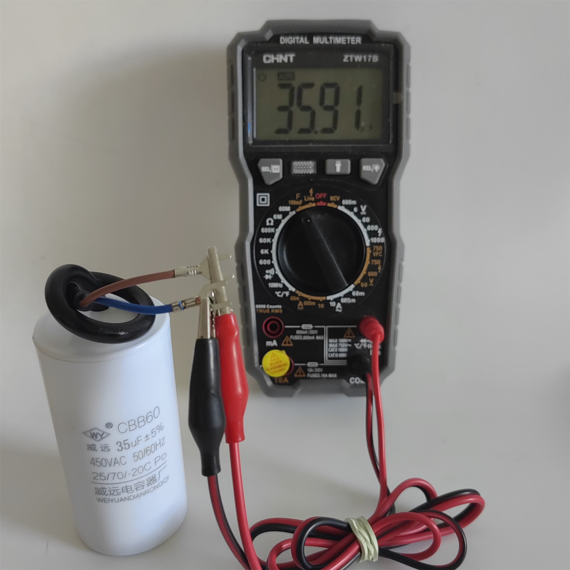 CBB60 450V 35UF 40UF Washing Machine Capacitor Fridge Kapasitor Water ...