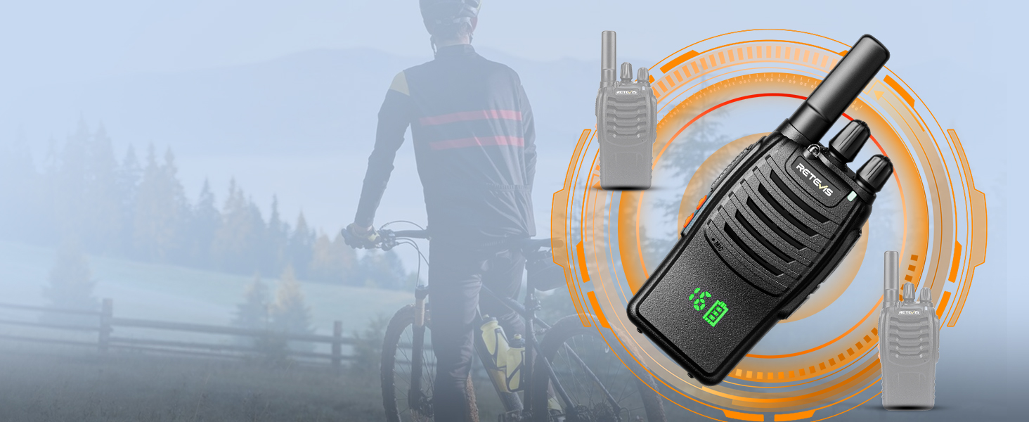 Retevis H777H Talkie Walkie Affichage Caché, Appairage en Un Clic, USB