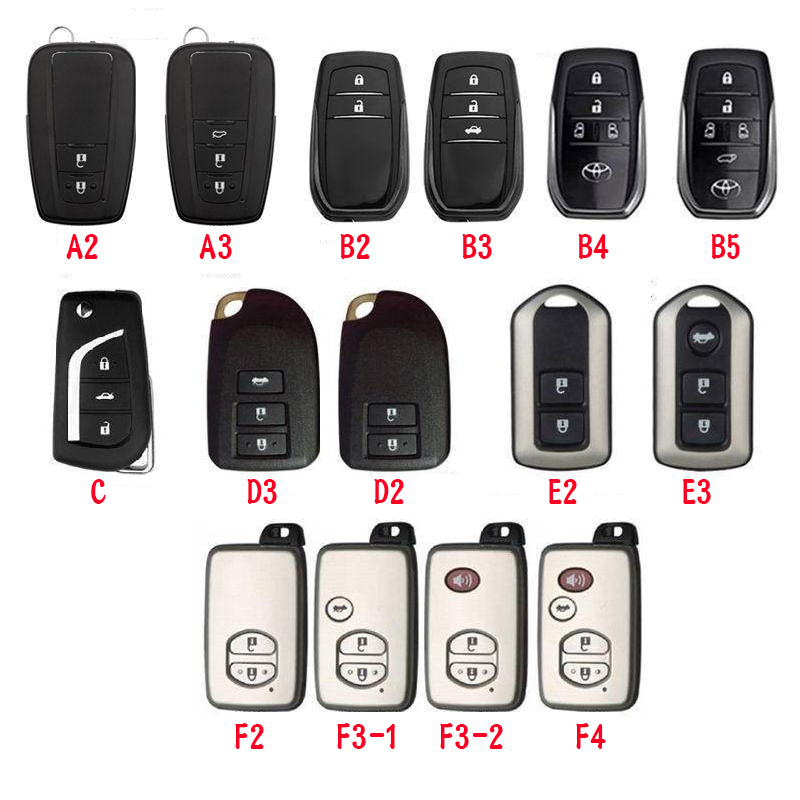 Toyota Automotive Keychains Key Covers holder Camry rav4 Corolla cross ...
