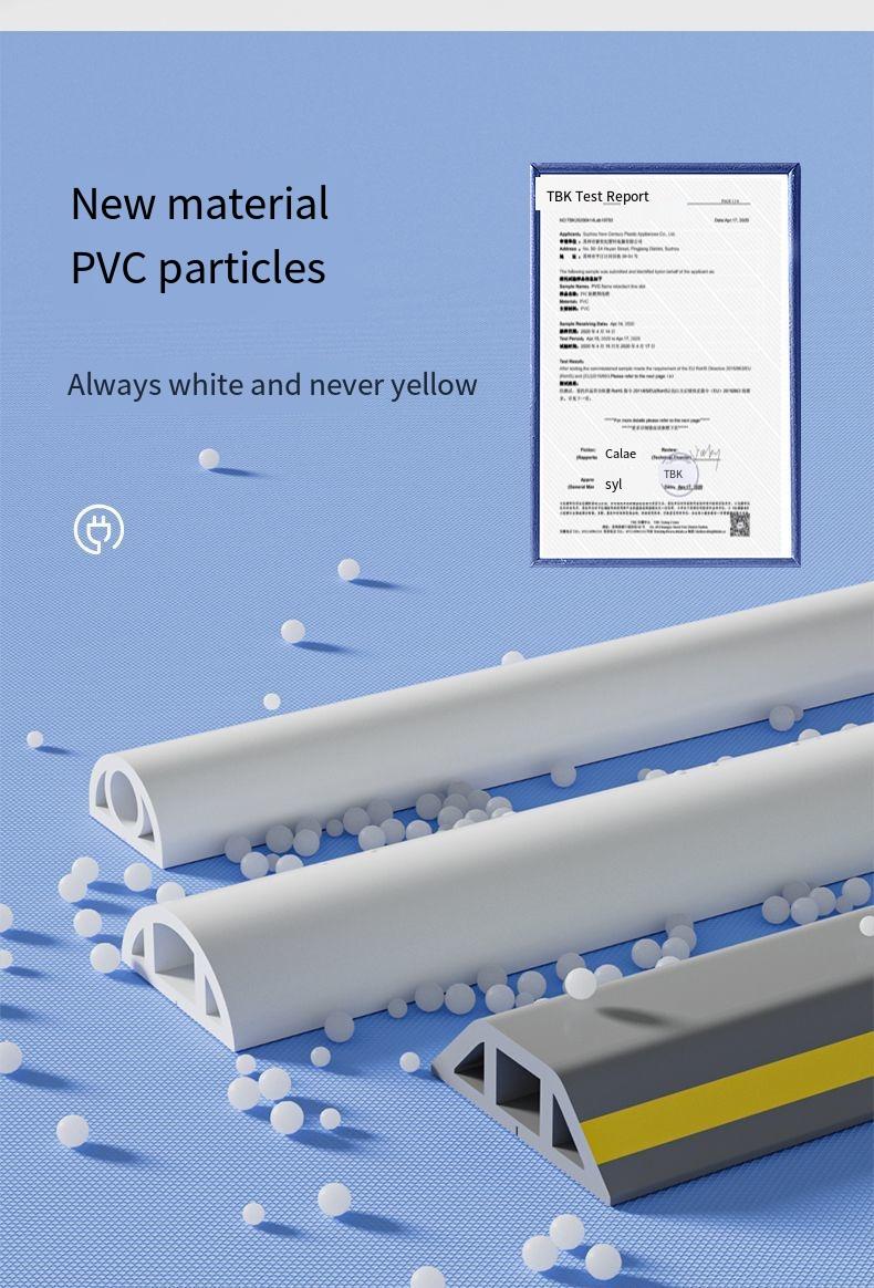 OPTIMUM Floor Cord Cover Anti-extrusion Cable Cover Hider Covers Wire ...
