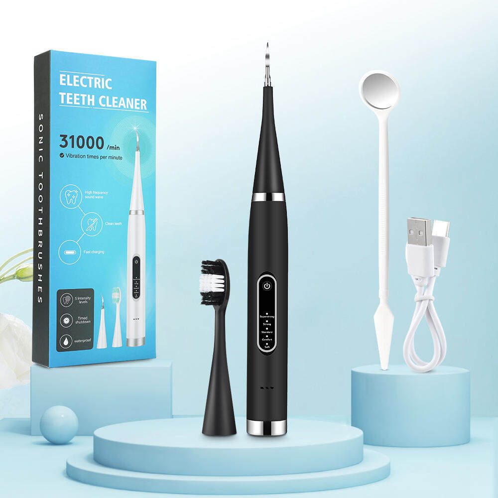 Electric Oral Irrigator Dental Scaler Tooth Cle aning Kit Calculus ...