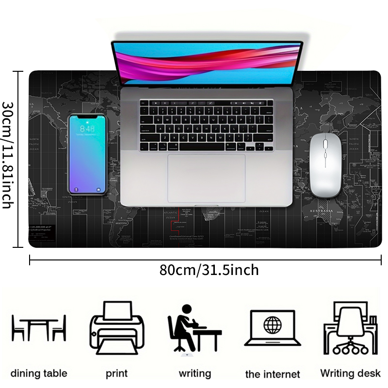 Mouse Pad XXL Keyboard Mouse Carpet Large Mouse Table Pad Anti-slip ...