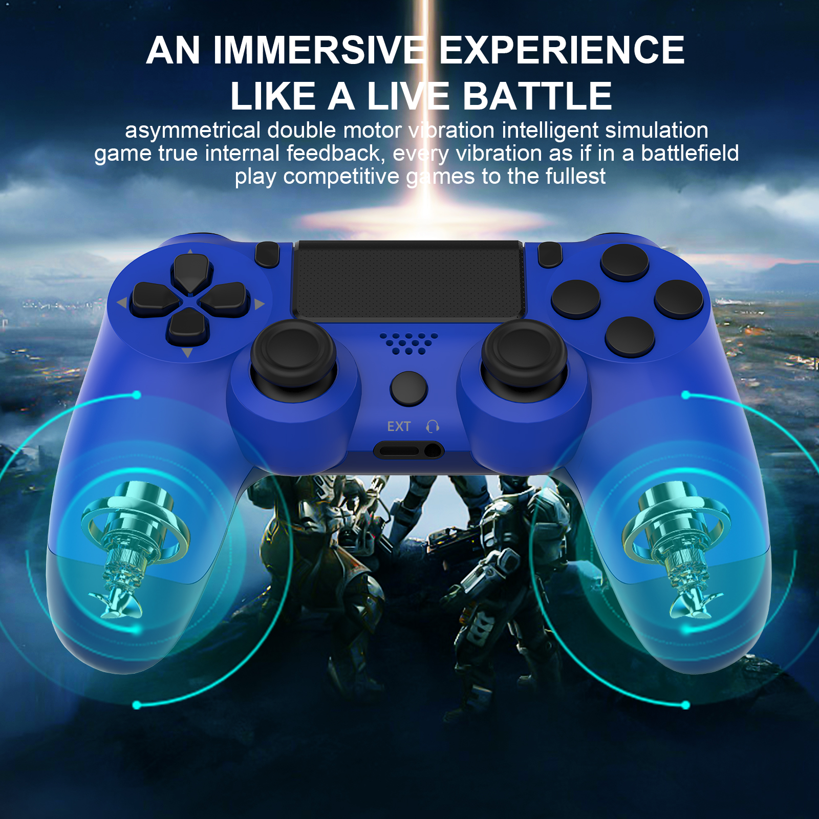 PS4 Controller P4 Wireless Bluetooth Controller Wireless Dualshock ...