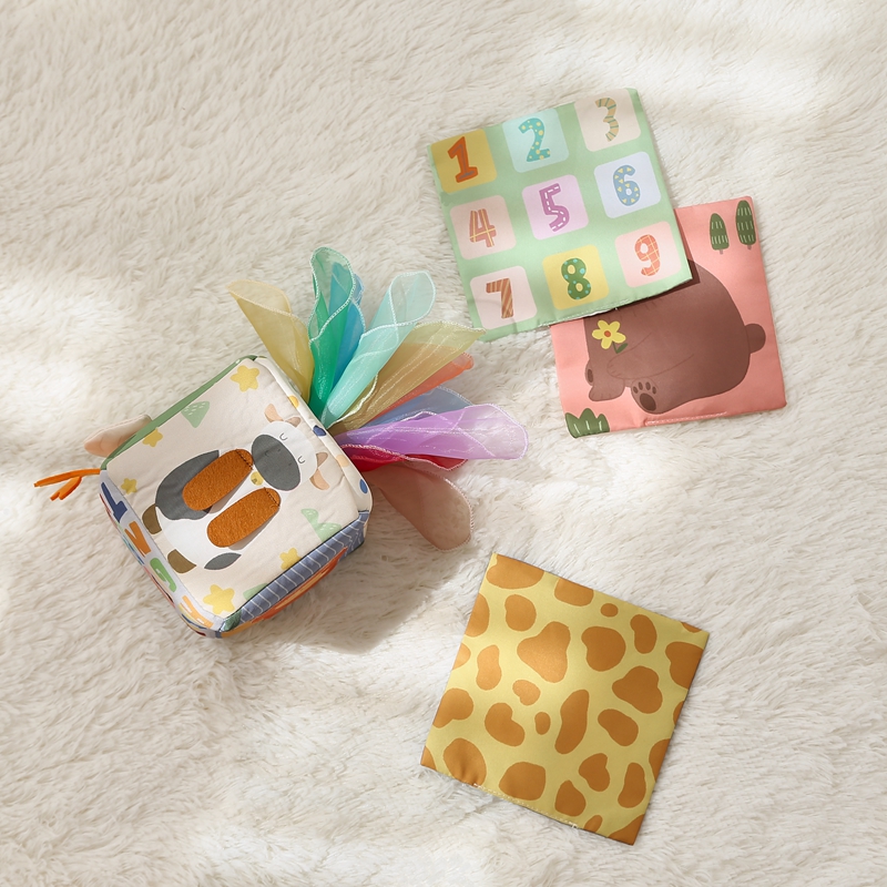 Baby Montessori Toy Magic Tissue Box Educational Learning Activity ...