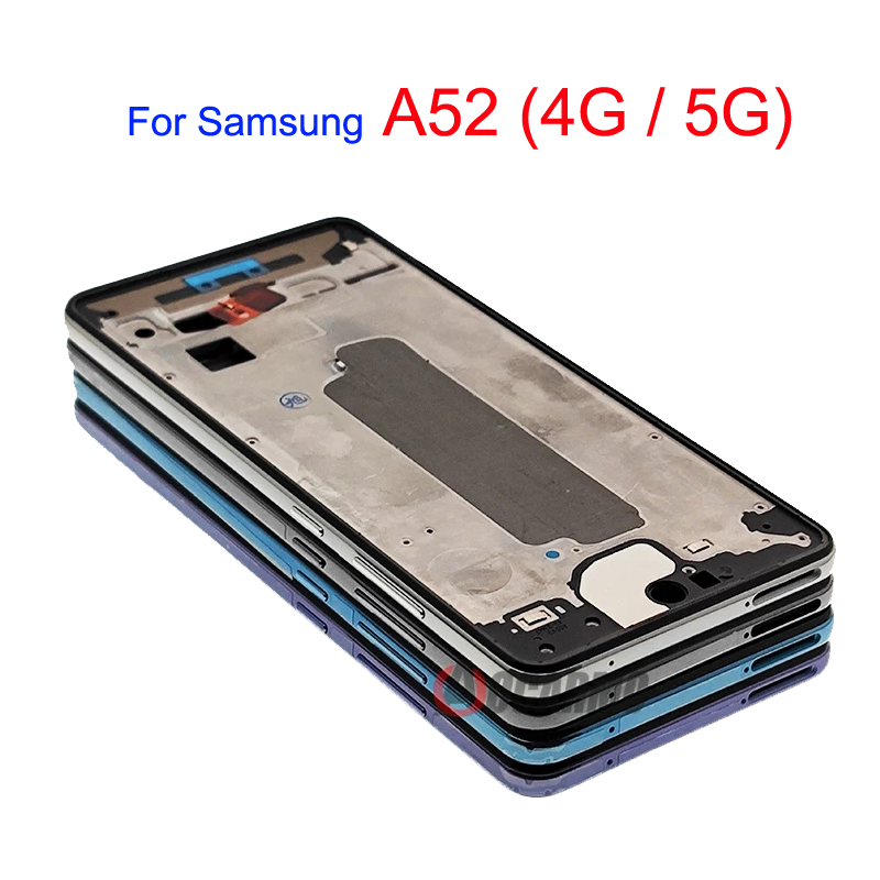 New LCD Middle Frame Bezel Housing Replacement For Samsung Galaxy A52 ...