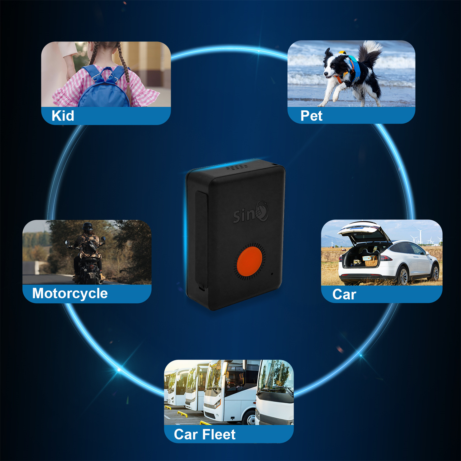 SinoTrack Mini GSM GPS Tracker 2G+4G ST-904L for Kids Person Car Big ...