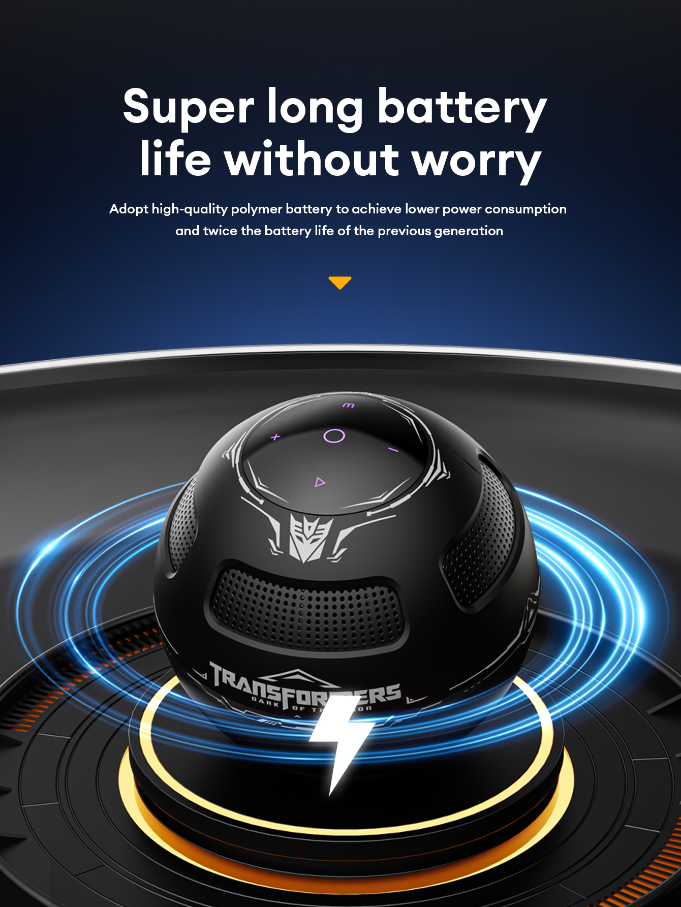 Transformers TF-Y17 Heavy Bass Stereo Sound Portable Wireless Bluetooth ...