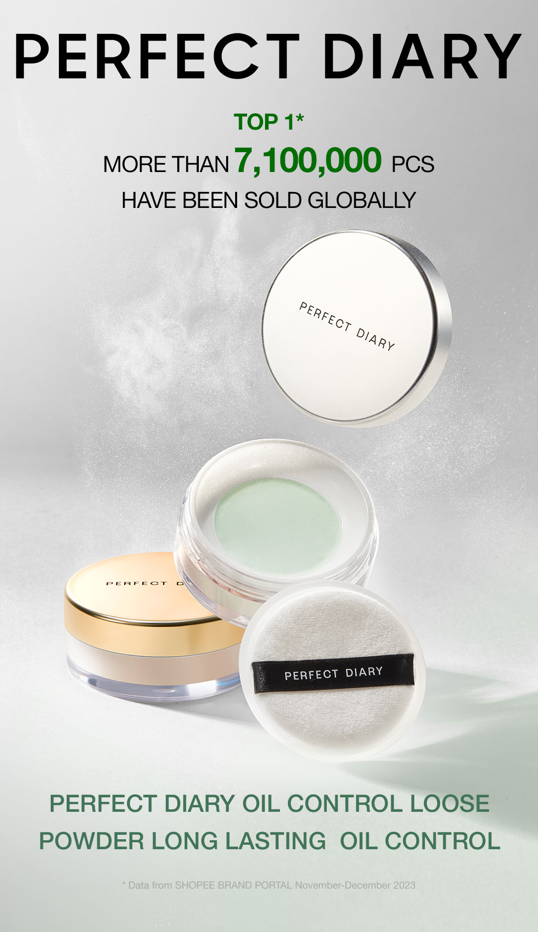 Perfect Diary Weightless Soft Velvet Blurring Loose Powder 12H Oil ...