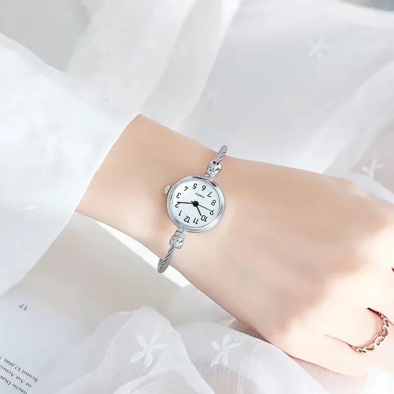 Minimalist Quartz Watch For Women - Sleek Open Link Bracelet Style ...