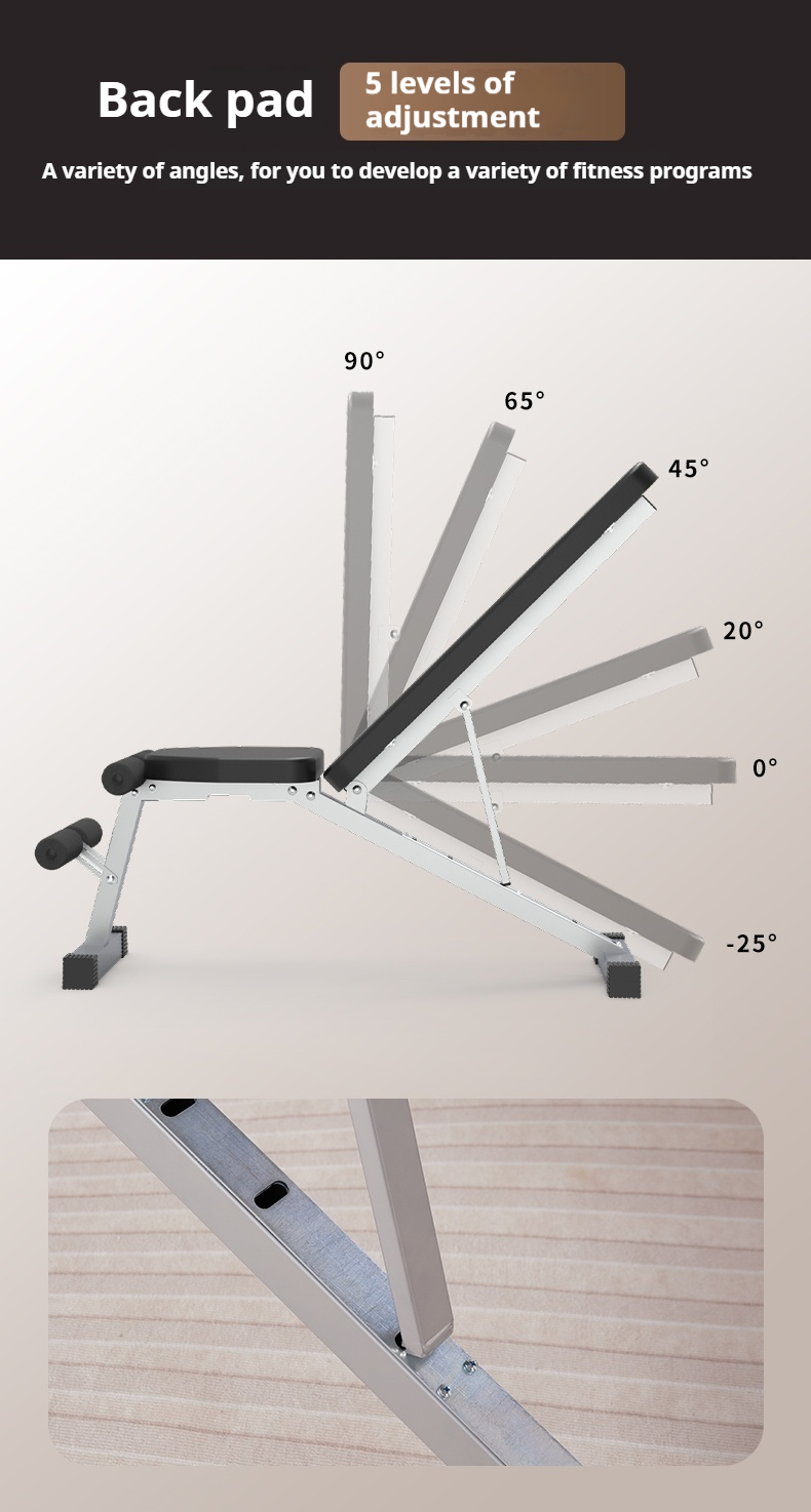 Leikefitness Dumbbell chair adjustable gym bench workout sit up chair ...