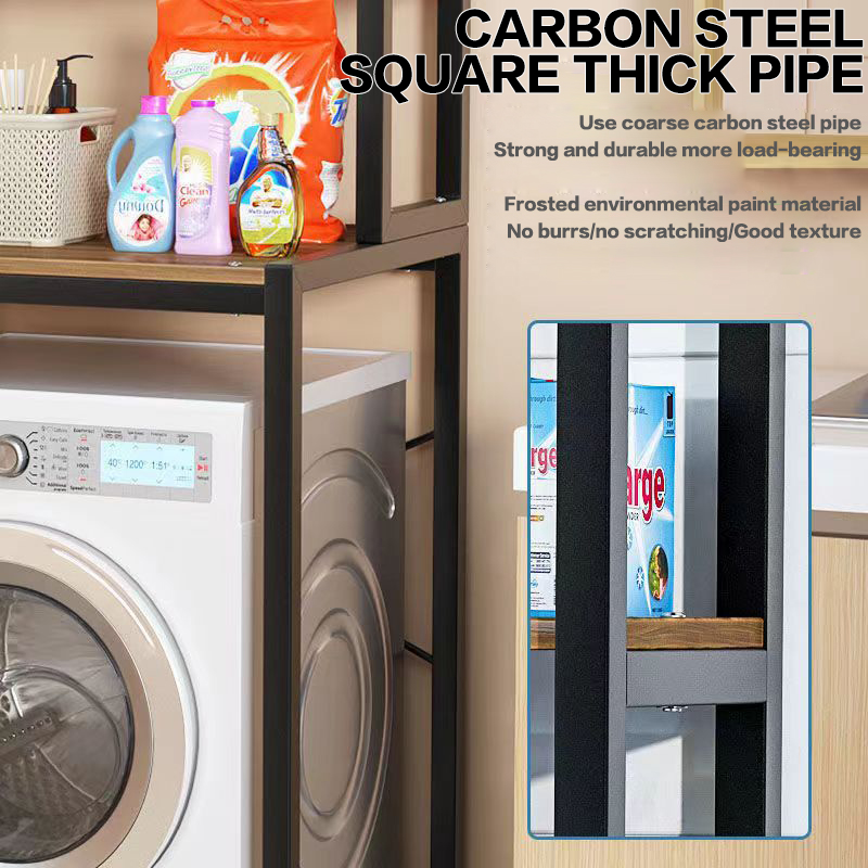 Washing Machine Rack Drum Clamshell 3Tier Storage Rack/Rak Mesin Basuh ...