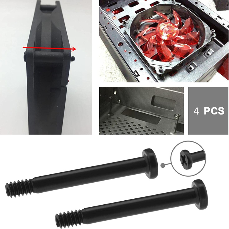 20 PCS Computer Case Fan Screws PC Fan Housing Radiator Screws Computer ...