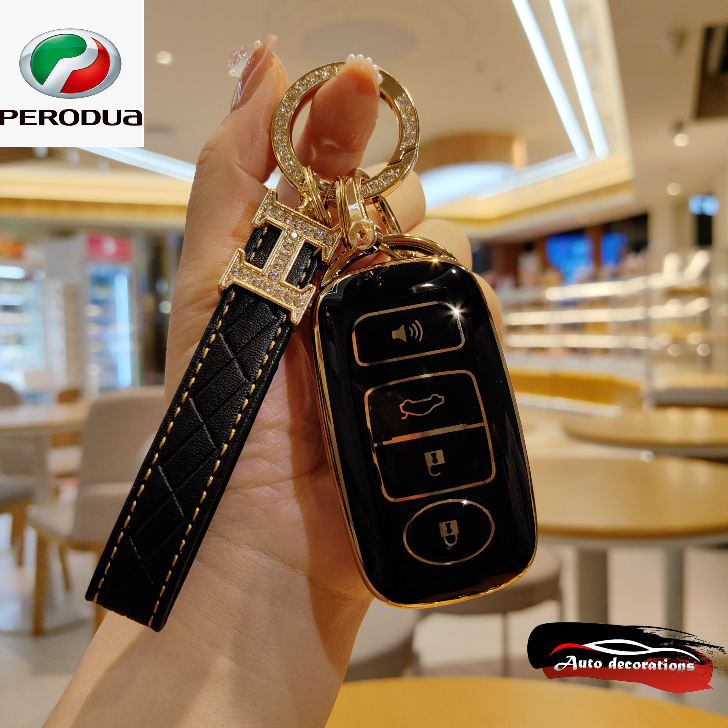 perodua key cover perodua axia alza ativa Myvi car keychain perodua ...