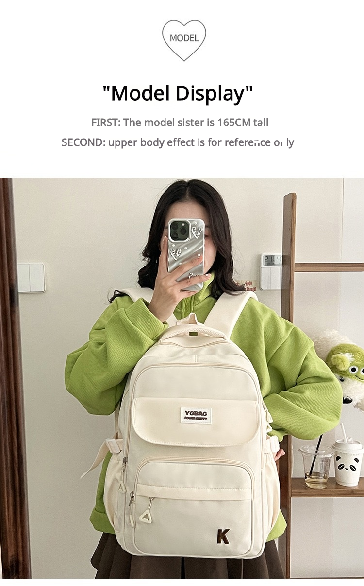 Korean style backpack women large capacity waterproof fashion backpack