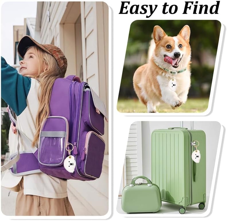 3in1 PU Leather Protective Case for Airtag Keychains Huawei Tag Cover ...