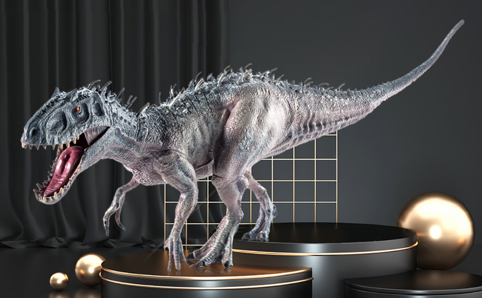 Large Dinosaur Toy, Dinosaur Figures Realistic Rex with Moveable Jaw ...
