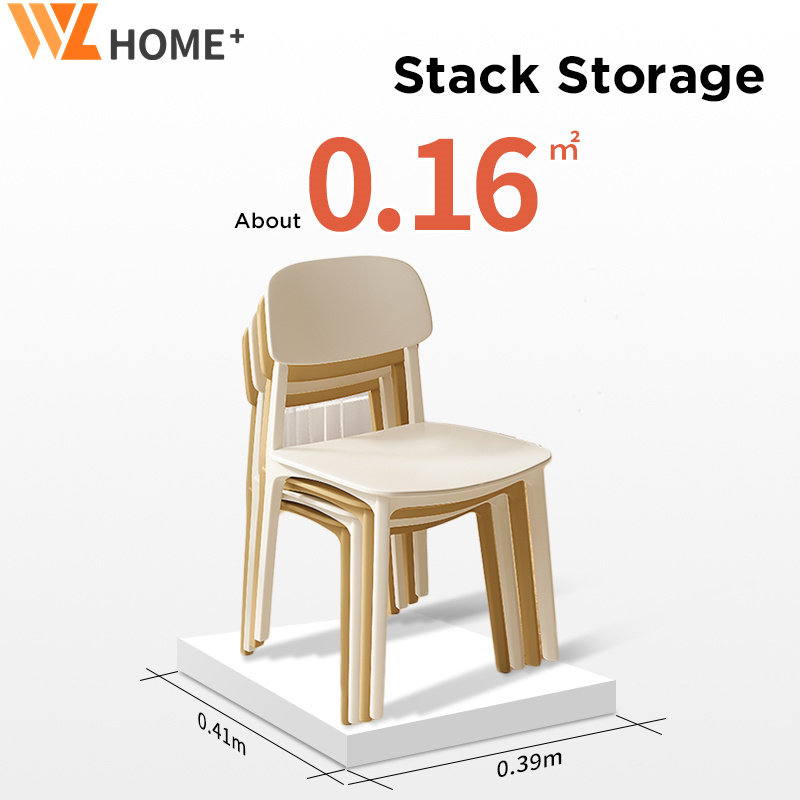 Dining Chair With Cushion Plastic Chair Meja Makan Murah Modern