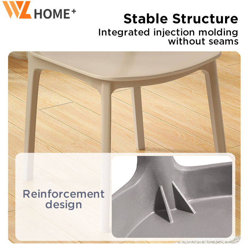 Dining Chair With Cushion Plastic Chair Meja Makan Murah Modern