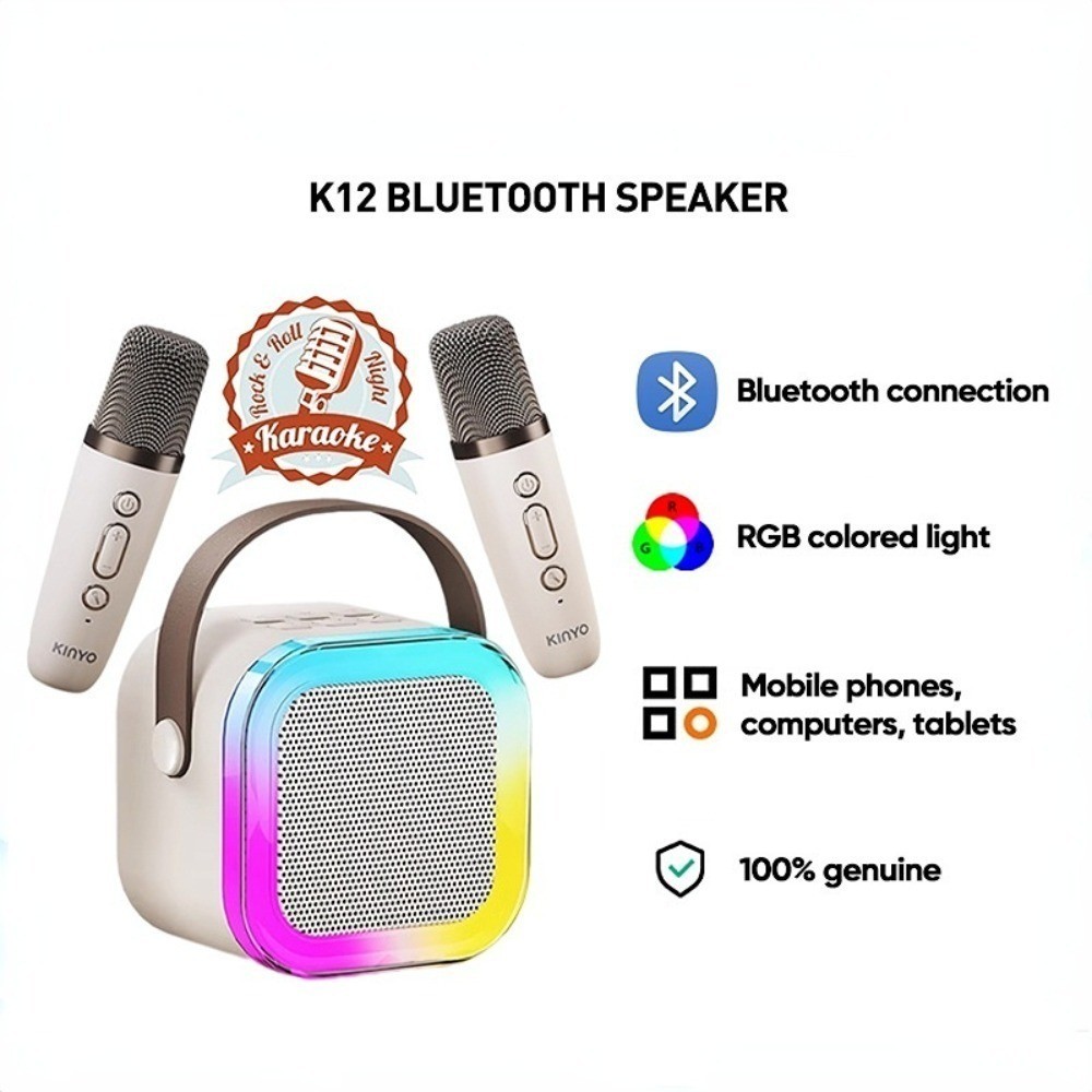 K12 Mini Karaoke Speaker with Mic Wireless Audio Speaker Bluetooth ...