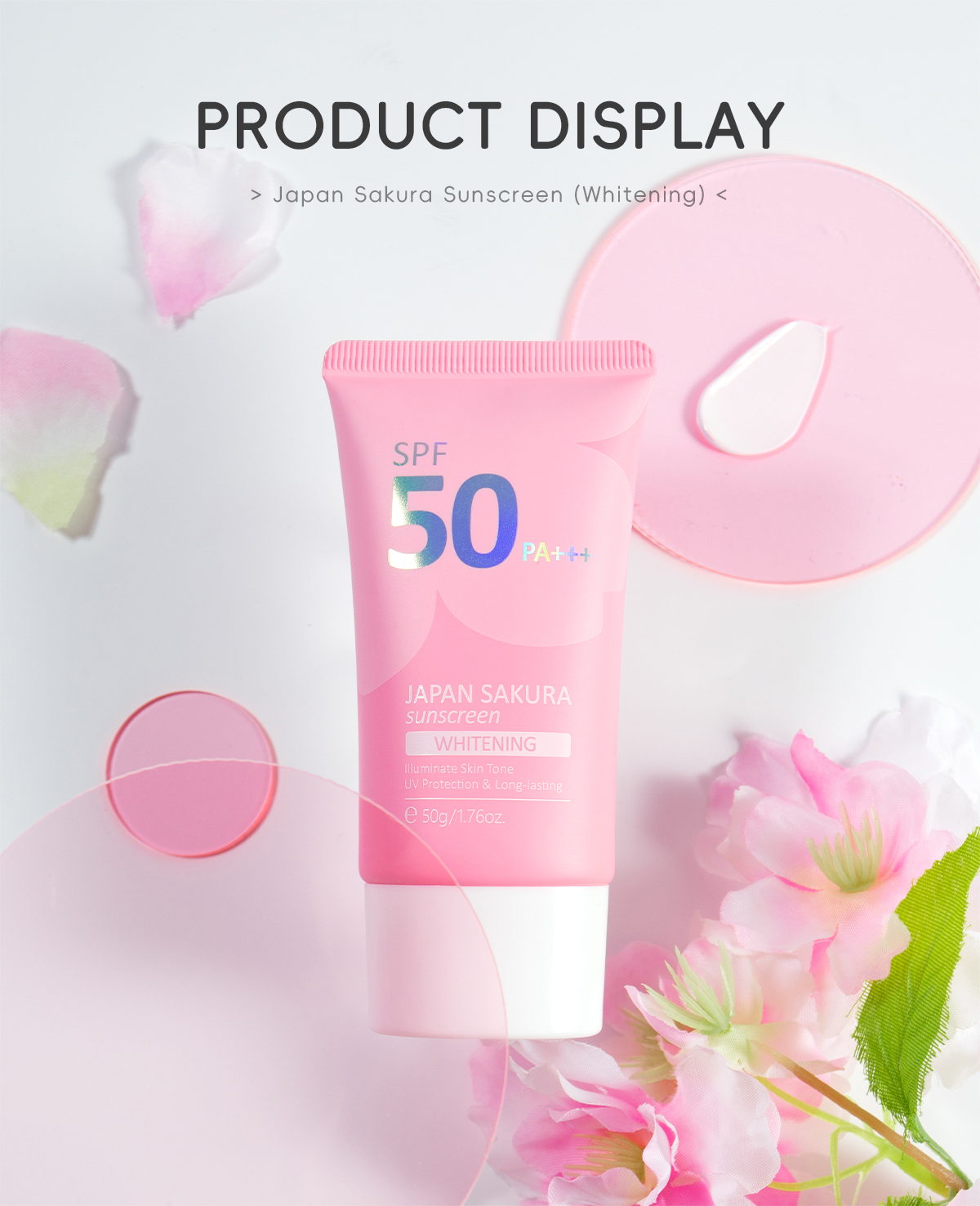 Laikou Japan Sakura Whitening Sunscreen Spf50 Pa+++ 50G Cn 11134208 7R98O Lykh9Kzq822B04