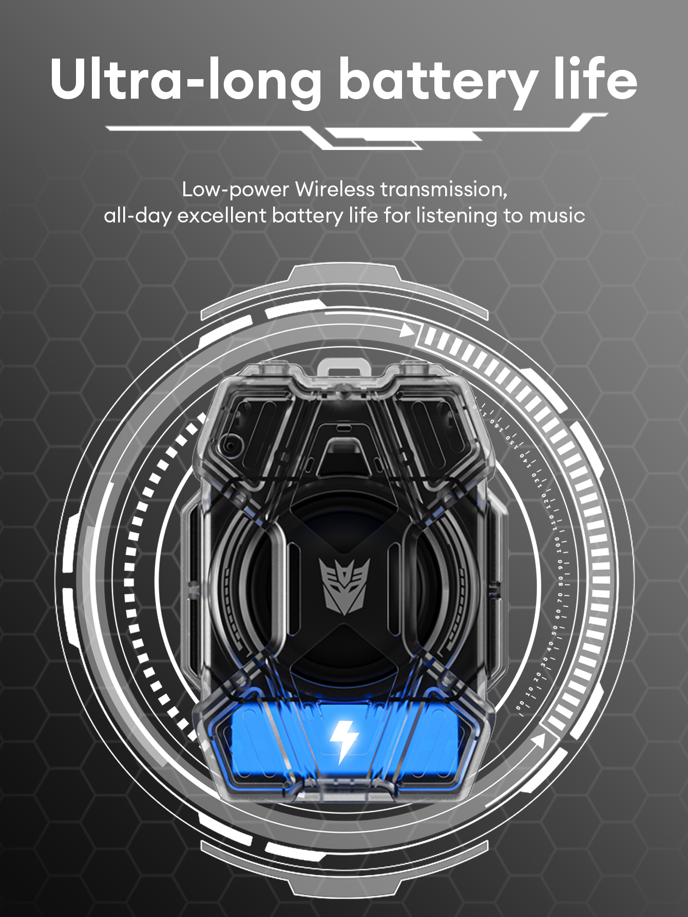Transformers TF-Y15 Wireless Bluetooth Speaker Magnetic 9D Stereo Bass ...