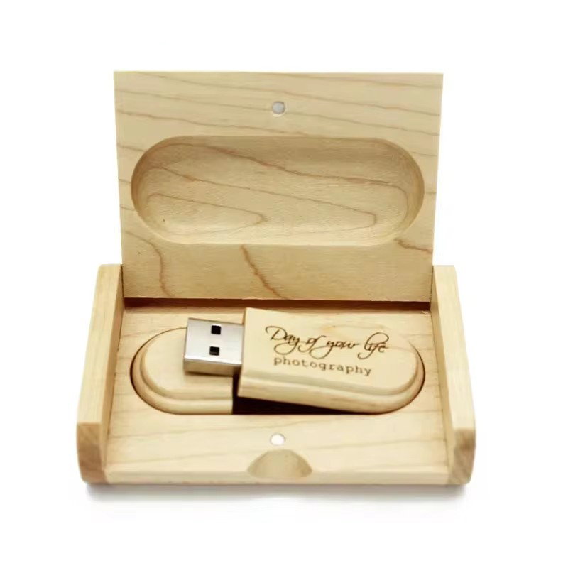 Support Customized LOGO Wooden USB 2.0 Flash Drive 64GB 32GB Creative ...