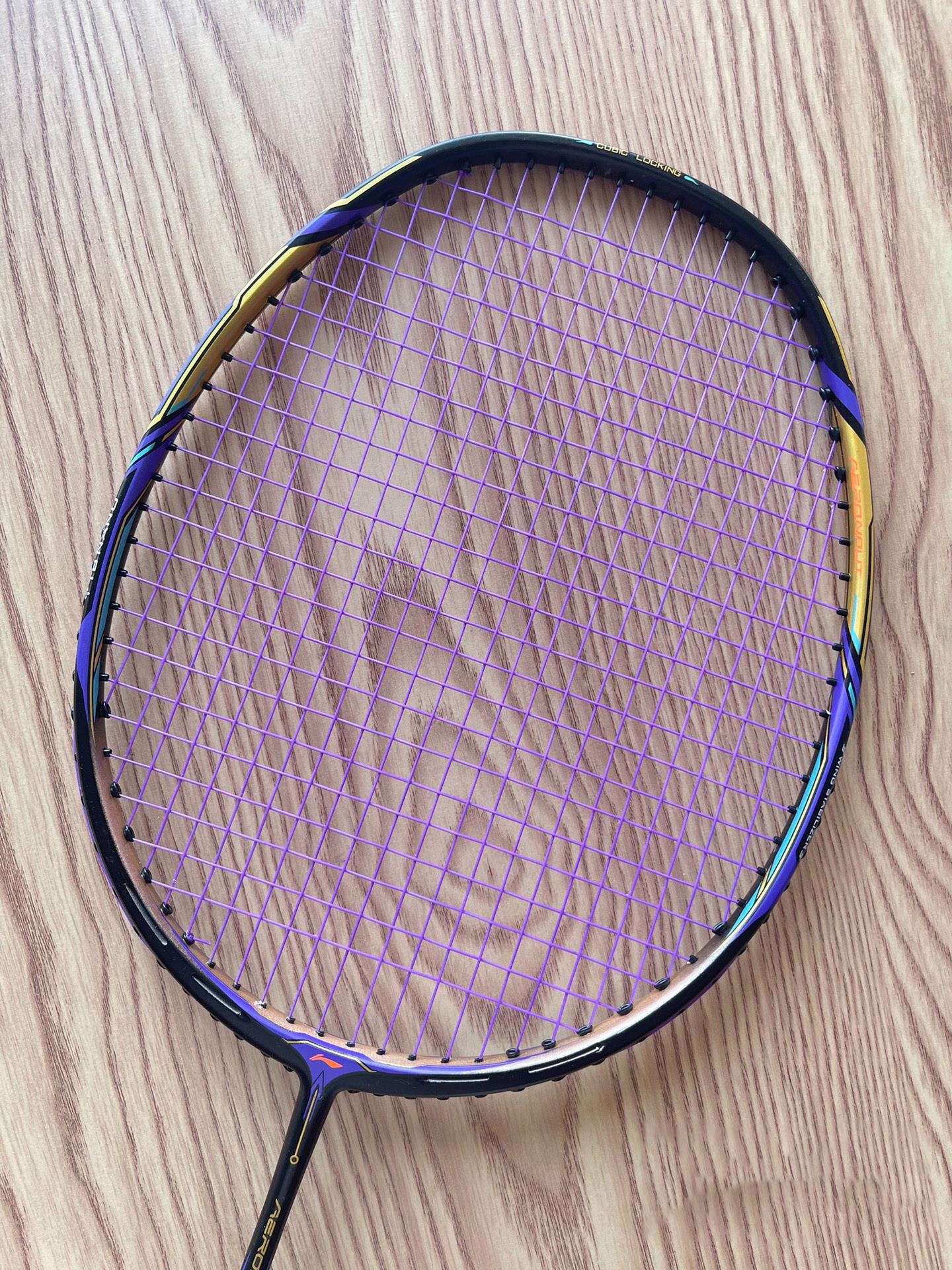 {Same Day Shipment} Li Ning Badminton Racket AERONAUT 9,000i Purple ...