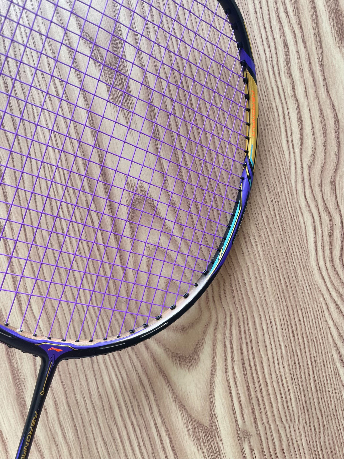 {Same Day Shipment} Li Ning Badminton Racket AERONAUT 9,000i Purple ...