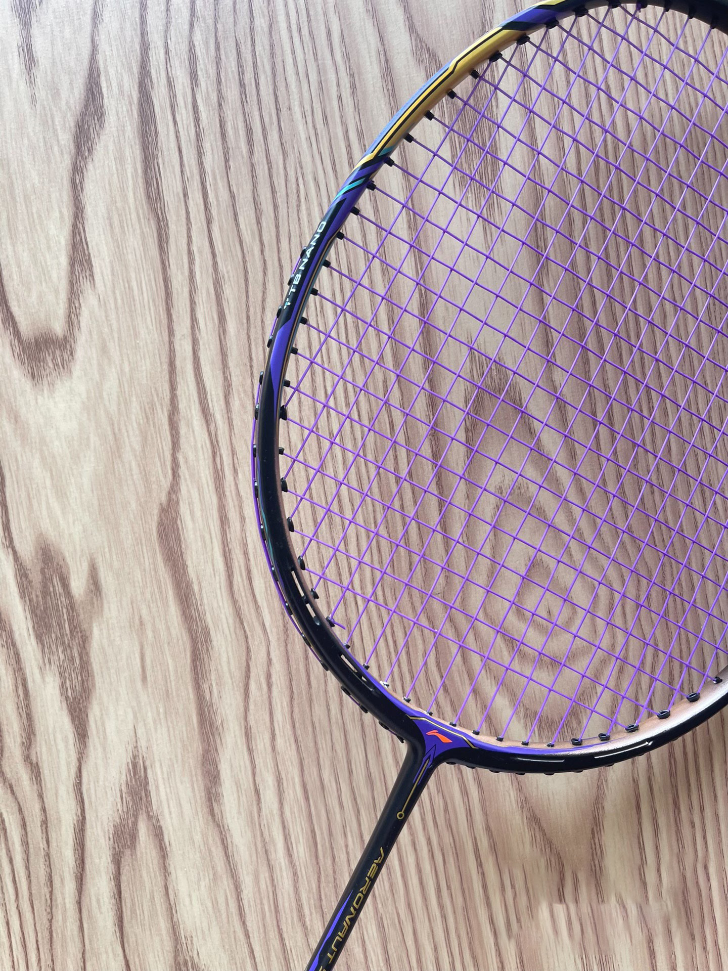 {Same Day Shipment} Li Ning Badminton Racket AERONAUT 9,000i Purple ...