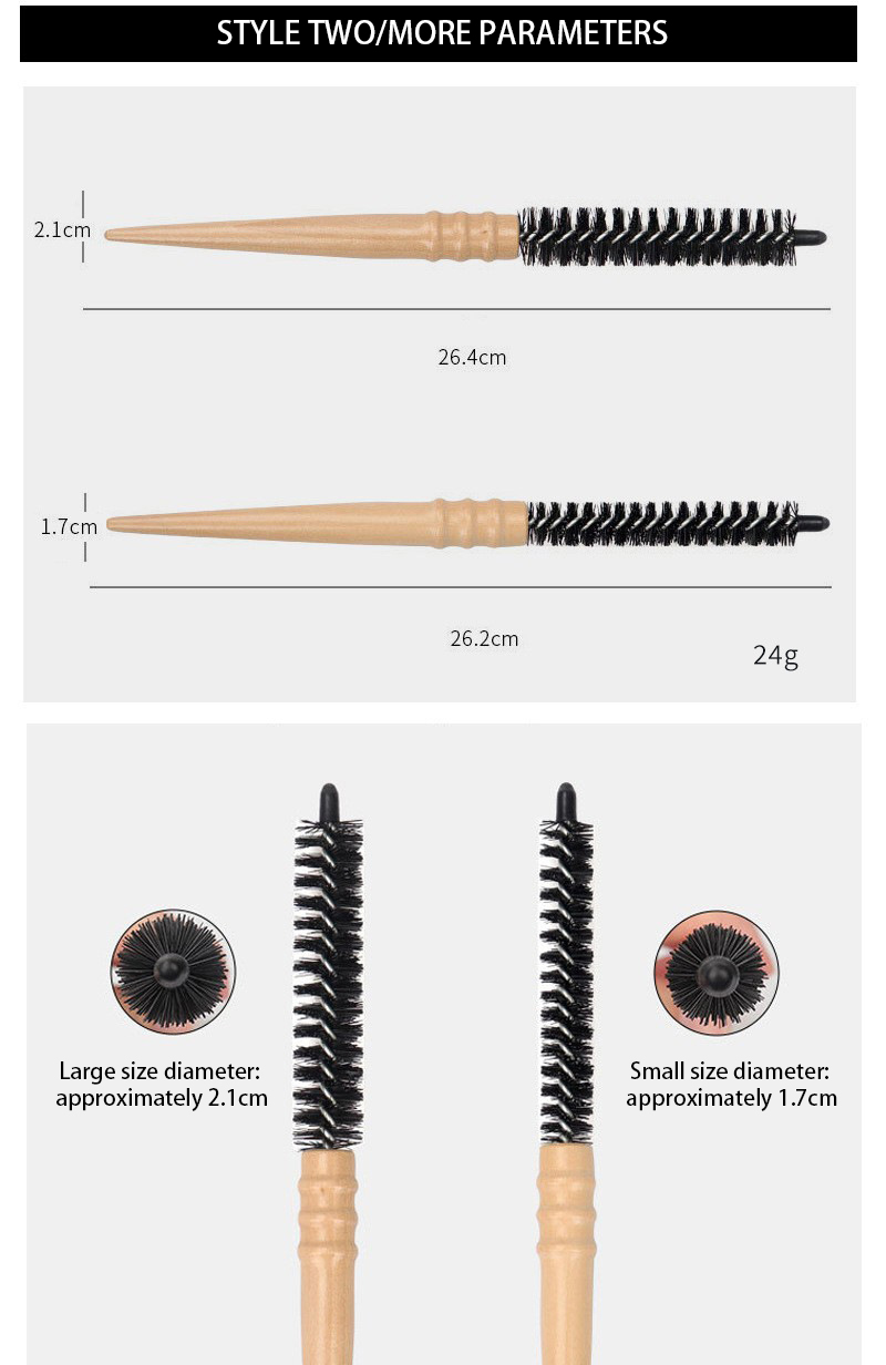Hot selling small roll comb, ultra-fine curly hair comb, bangs, fluffy ...