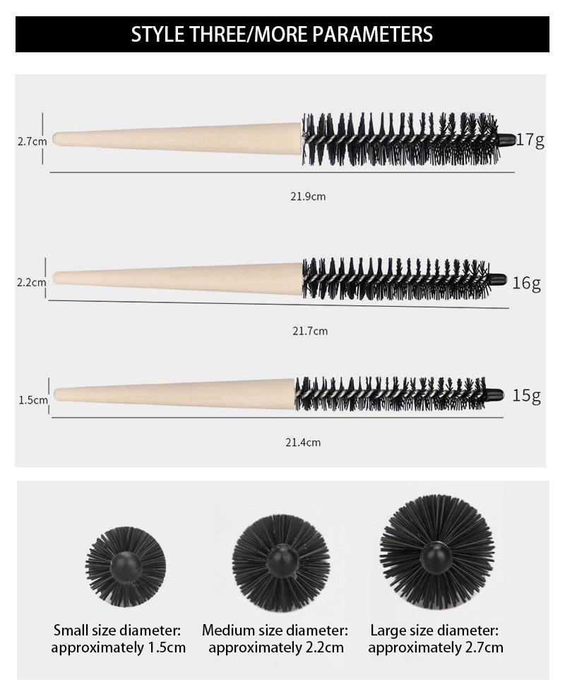 Hot selling small roll comb, ultra-fine curly hair comb, bangs, fluffy ...